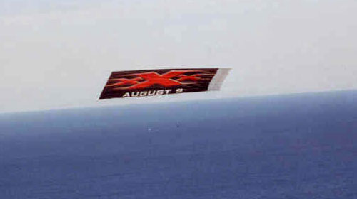 Aerial Advertising: Promotion XXX Movie