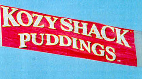 Kozy Shack Puddings Banner