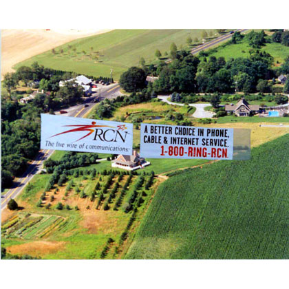 Picture of RCN Banner from an aerial view